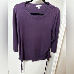Purple sweater shirt